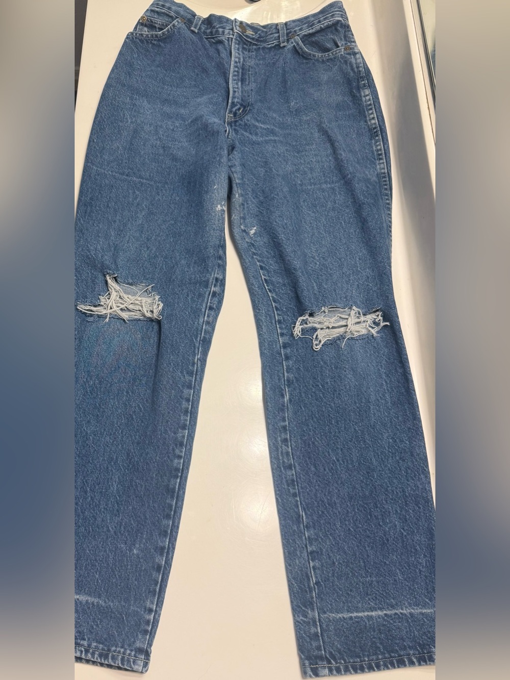 VTG CHIC Jeans By H.I.S. Distressed Mom Jeans